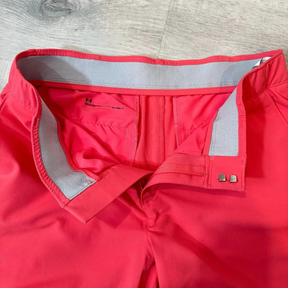 Under Armour Heatgear Pink Shorts Size 8/ EU 38 - Picture 4 of 16